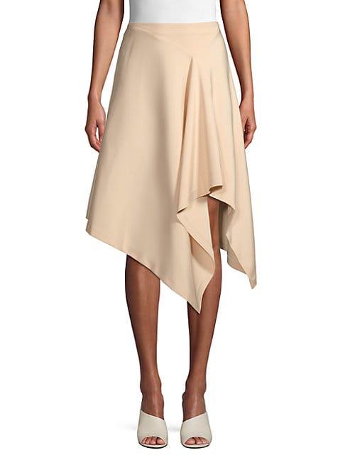 Jonathan Simkhai Solid Asymmetrical Skirt
