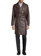 Valentino Classic Leather Trench Coat