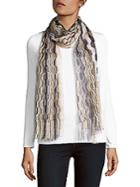 Missoni Patterned Fringed Scarf