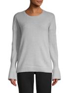 Cashmere Saks Fifth Avenue Bell-sleeve Cashmere Sweater