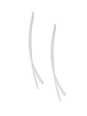 Saks Fifth Avenue Sterling Silver Drop Wire Earrings