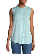 Vince Camuto Side-tie Buttoned Top