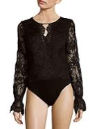 Stone Cold Fox Long-sleeve Lace Bodysuit