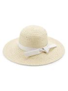 Ava & Aiden Ribbon-trim Straw Hat