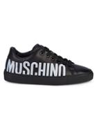 Moschino Couture Logo-print Leather Sneakers