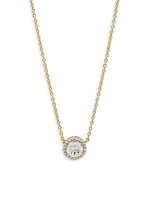 Lafonn Crystal & Sterling Silver Pendant Necklace