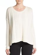 Alice + Olivia Cable-knit Wool Sweater