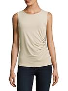 Calvin Klein Ruched Solid Top