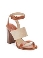 Michael Kors Collection Rigby Suede & Leather Sandals