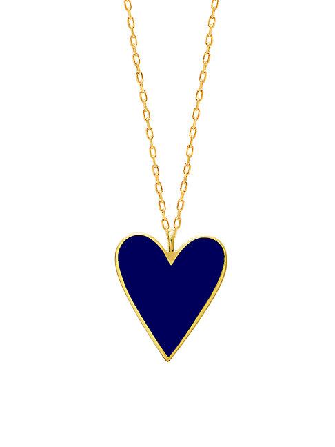 Gabi Rielle Love & Protection 14k Gold Vermeil Heart Pendant Necklace