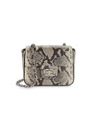 Valentino By Mario Valentino Vivian Python-embossed Leather Mini Bag