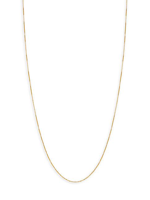 Saks Fifth Avenue 14k Yellow Gold Venetian Chain Necklace/17