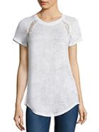 Rebecca Taylor Lace Inset Tee