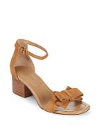 Michael Kors Collection Winnie Suede Ankle-strap Sandals