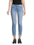 7 For All Mankind Roxanne Distressed Ankle Jeans