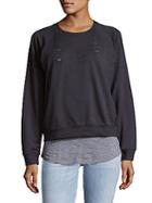 Monrow Distressed Sweatshirt