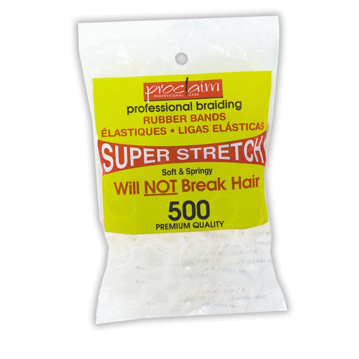 Proclaim Rubber Bands Clear 400 Count