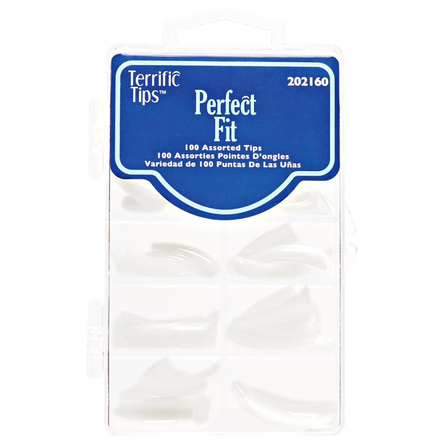 Terrific Tips Perfect Fit Natural Nail Tips | LookMazing