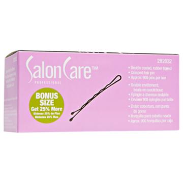 Salon Care Supreme Bobby Pins Brown Bonus Pack 25% More