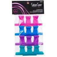 Salon Care Colored 2 Inch Butterfly Clamps
