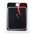Pacific Piercing Supply Gold Plated Crystal Nose Screw