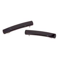 Dcnl Hair Accessories Black Auto Clasp Barrettes