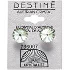 Crystallite Destine Chrysolite Rivoli Earrings