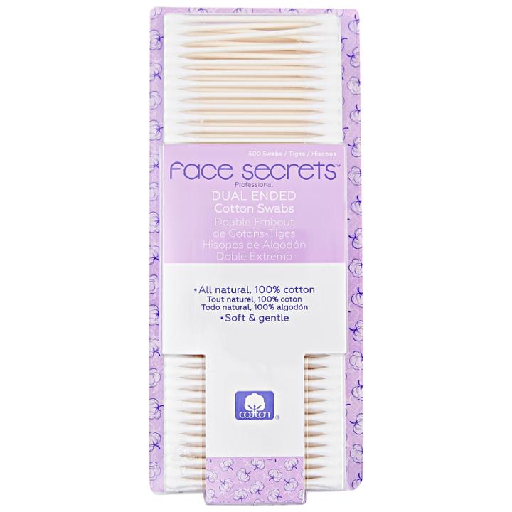 Face Secrets Double Tipped Cotton Swabs 500ct.