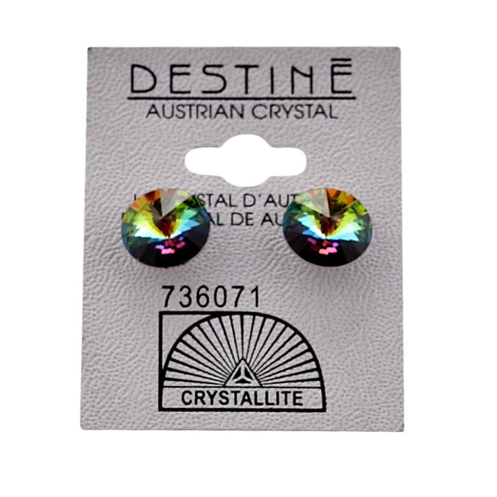 Crystallite Destine Vitrail Medium Rivoli Earrings