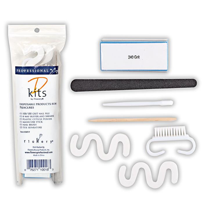 Flowery Disposable Pedicure Kit