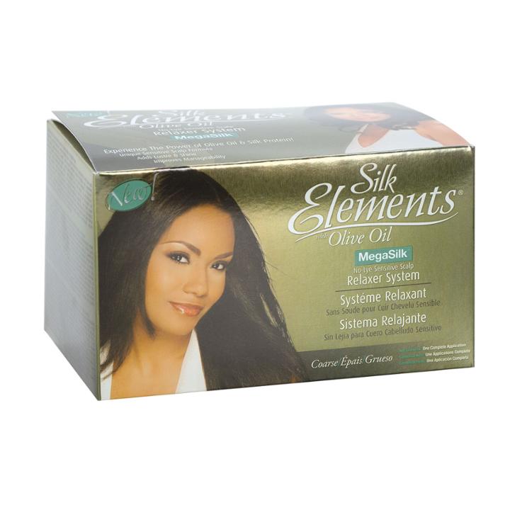 Silk Elements Olive Oil No-lye Course Relaxer