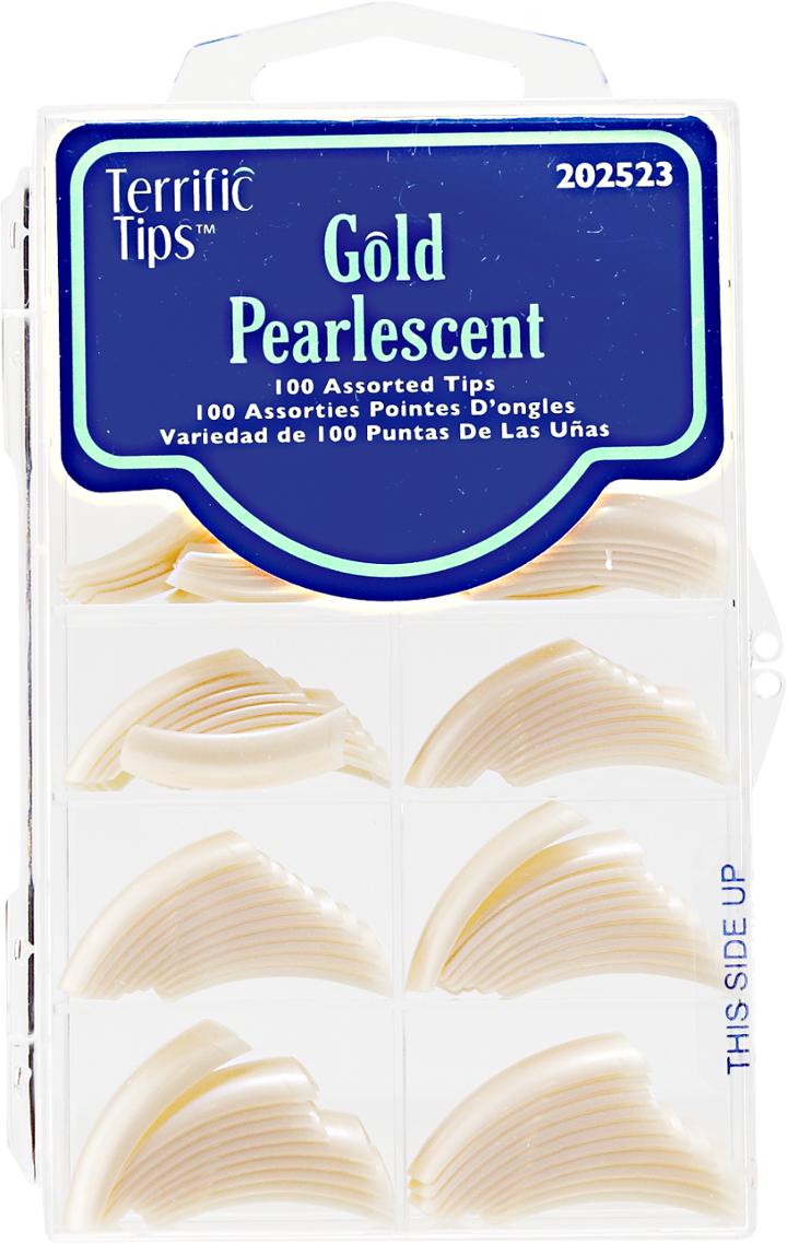 Terrific Tips Color Tips Gold Pearlescent