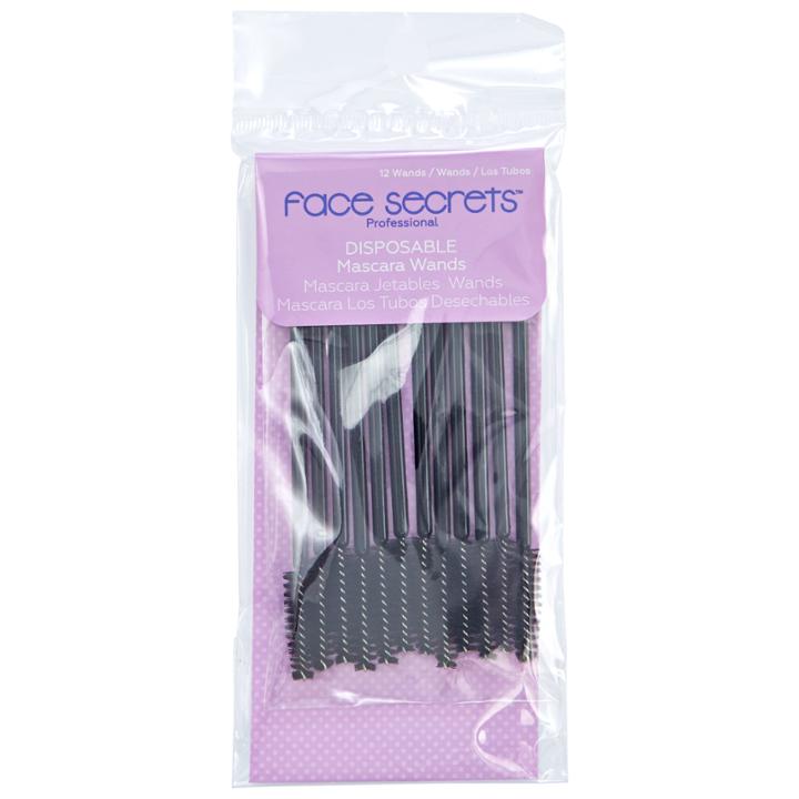 Face Secrets Straight Disposable Mascara Wands