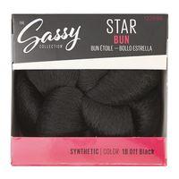 The Sassy Collection Off Black Star Bun