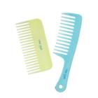 Plugged In Wet Look Shower And Wide Tooth Comb Set