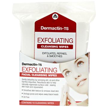 Dermactin-ts Exfoliating Facial Wipes