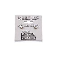 Crystallite Destine Flower 5mm Earrings