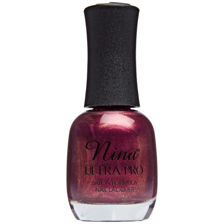 Nina Ultra Pro Nail Lacquer Glistening Plum
