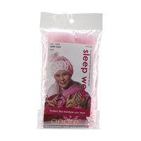 Andre Satin Swirl Pink Sleep Cap & Bonnet