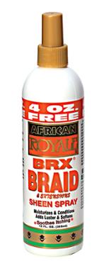 African Royale Brx Braid & Extensions Sheen Spray