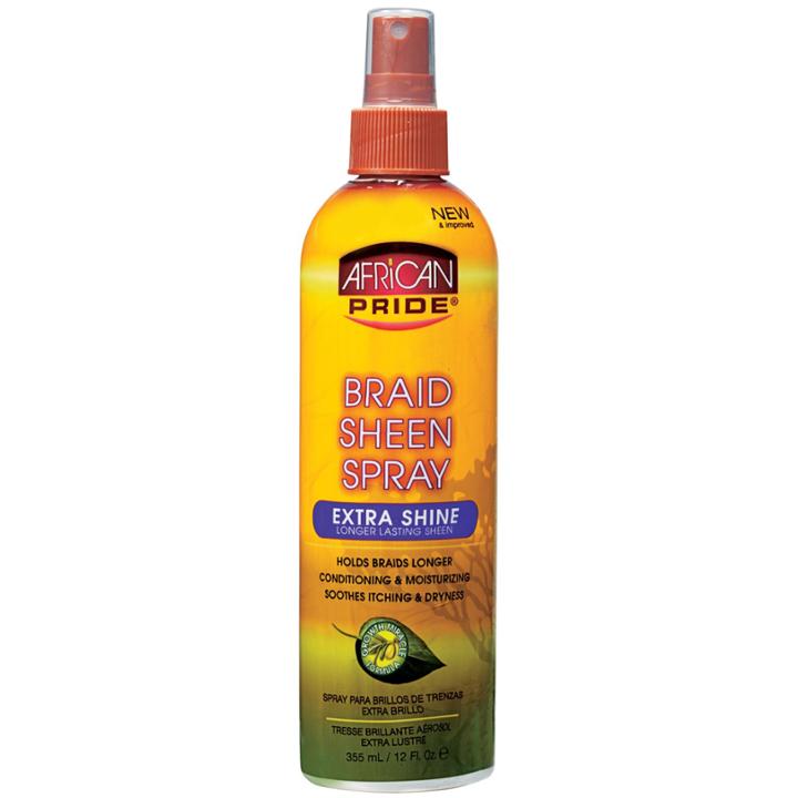 African Pride Extra Shine Braid Sheen Spray