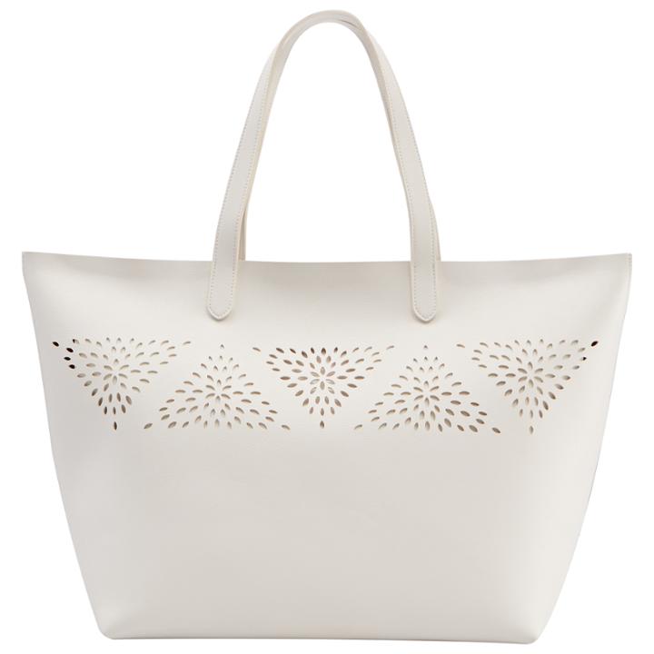 Sally Chic And Sleek White Spring Tote