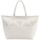 Sally Chic And Sleek White Spring Tote