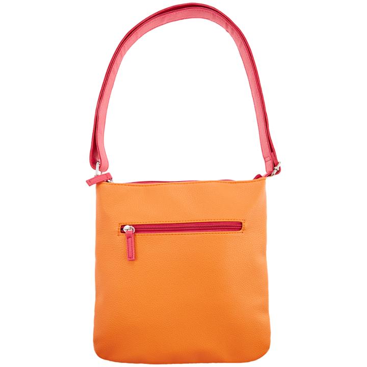 Silk Elements Festival Flare Cross Body Bag - Orange