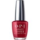 Opi Infinite Shine Affair In Red Square Nail Lacquer