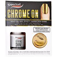 Supernail Chrome-on Gold Gel Nail Effect Powder