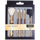 Face Secrets 5-piece Gold Crystal Brush Set
