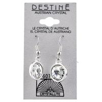 Crystallite Destine Rivoli Dangle Earrings