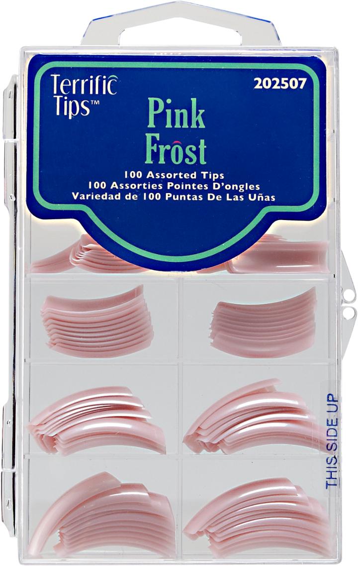 Terrific Tips Color Tips Pink Frost