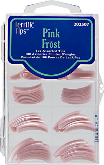Terrific Tips Color Tips Pink Frost
